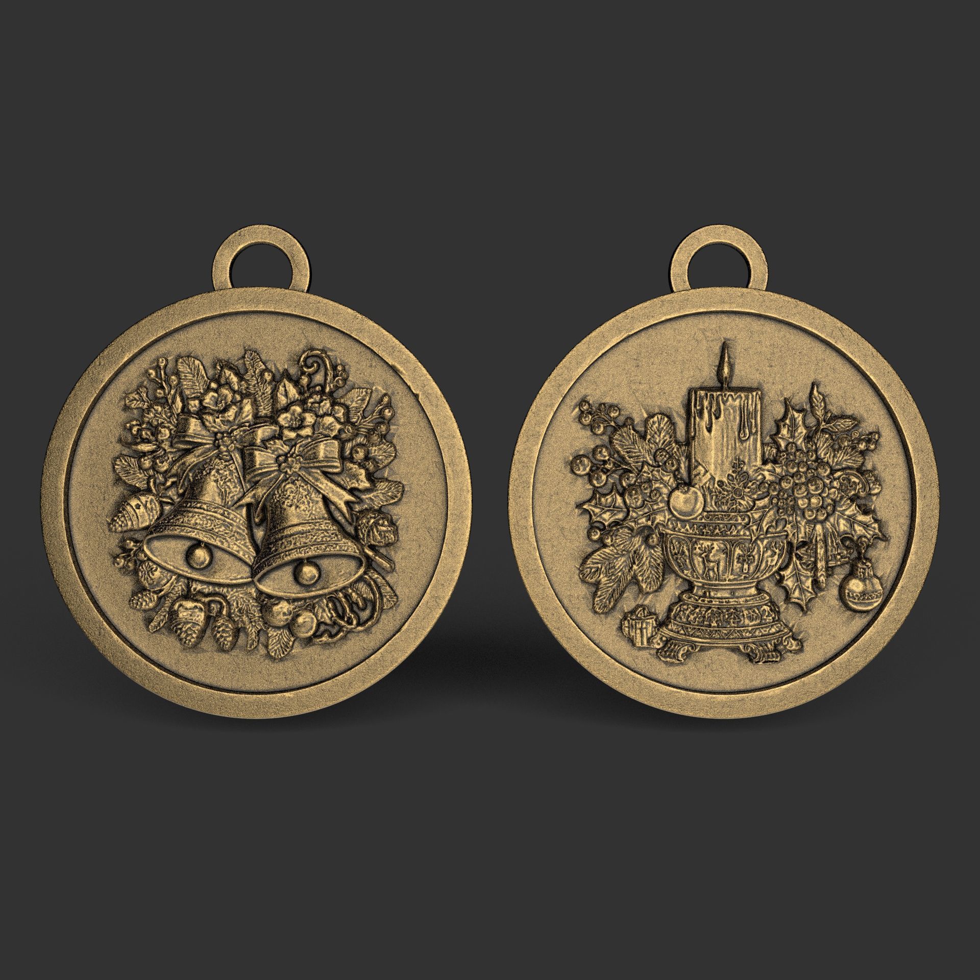 christmas tree decor  3D print model_2