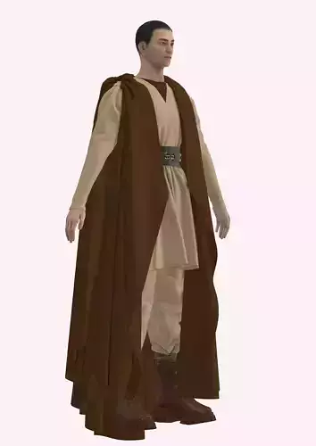 JEDI inspired garment in Style3d Atelier