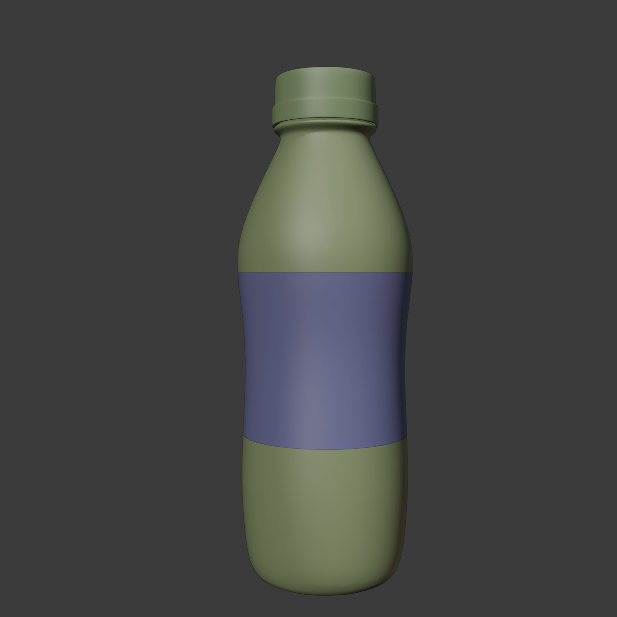 snapple juice bottle 3D model_3