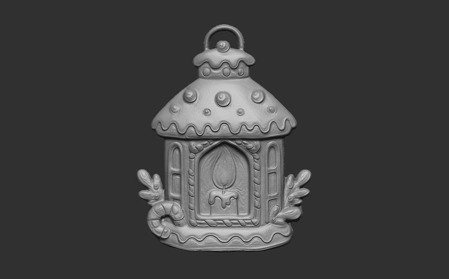 christmas cookie decor 3D print model_9