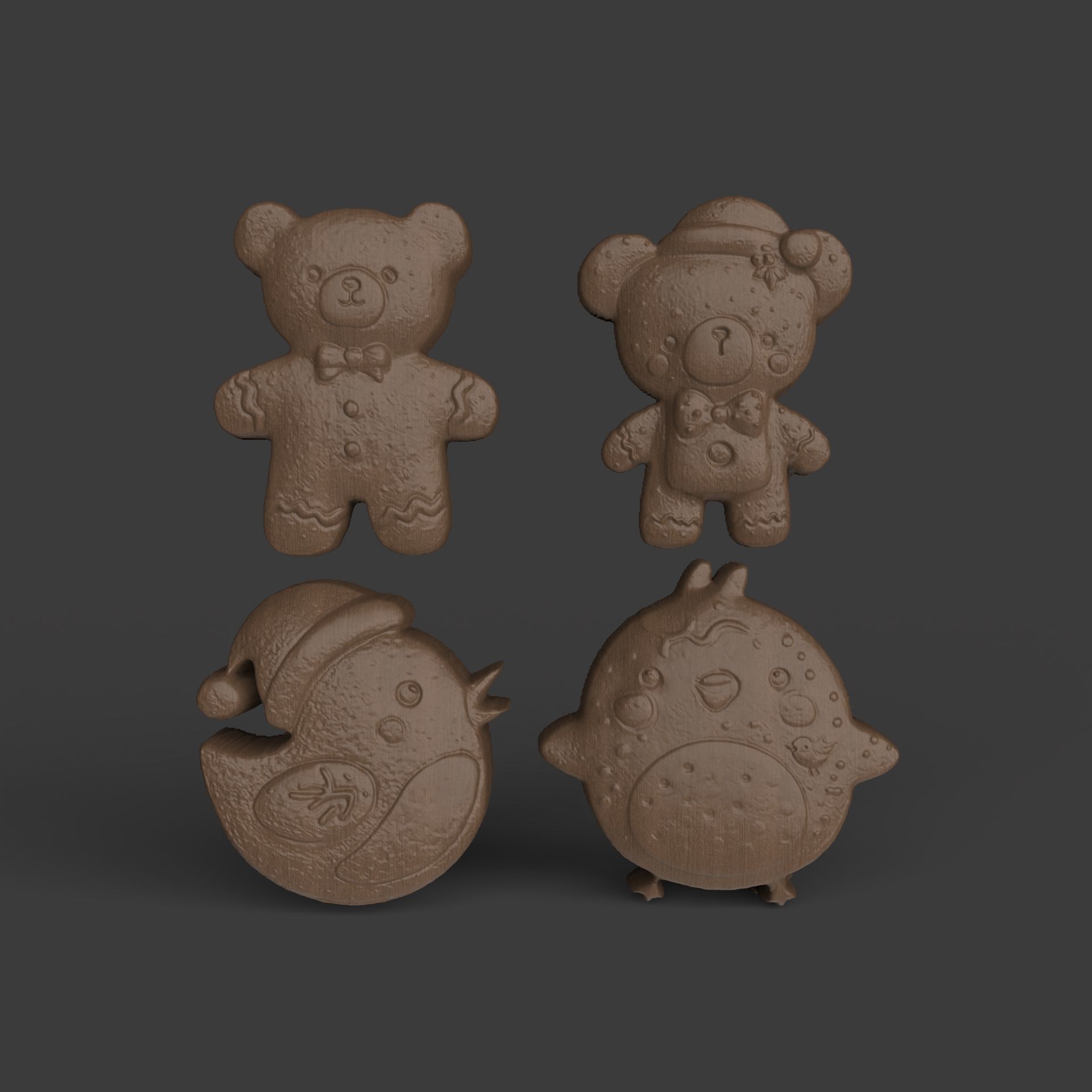 christmas cookie decor 2  3D print model_2