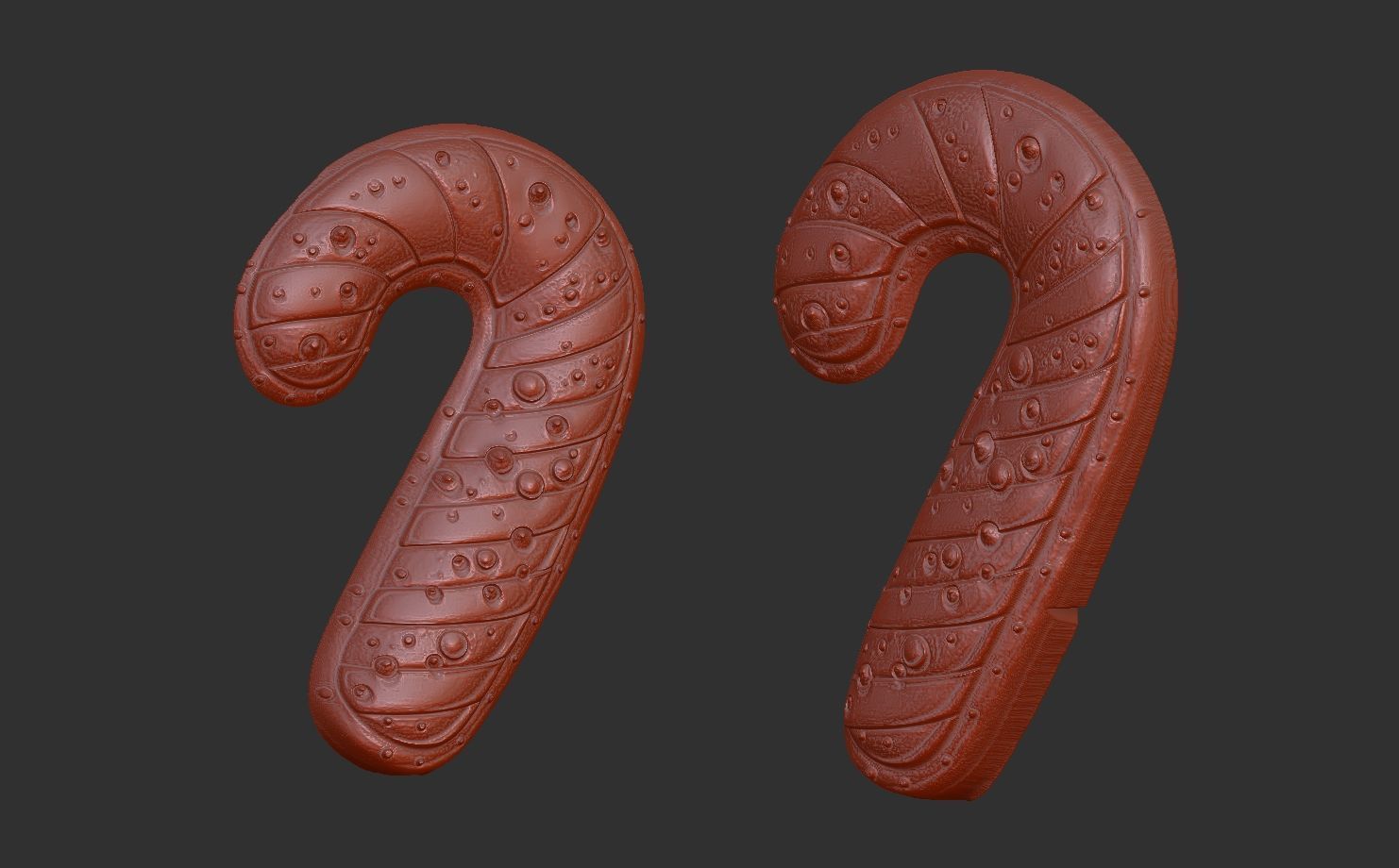 christmas decor stick Free 3D print model_2