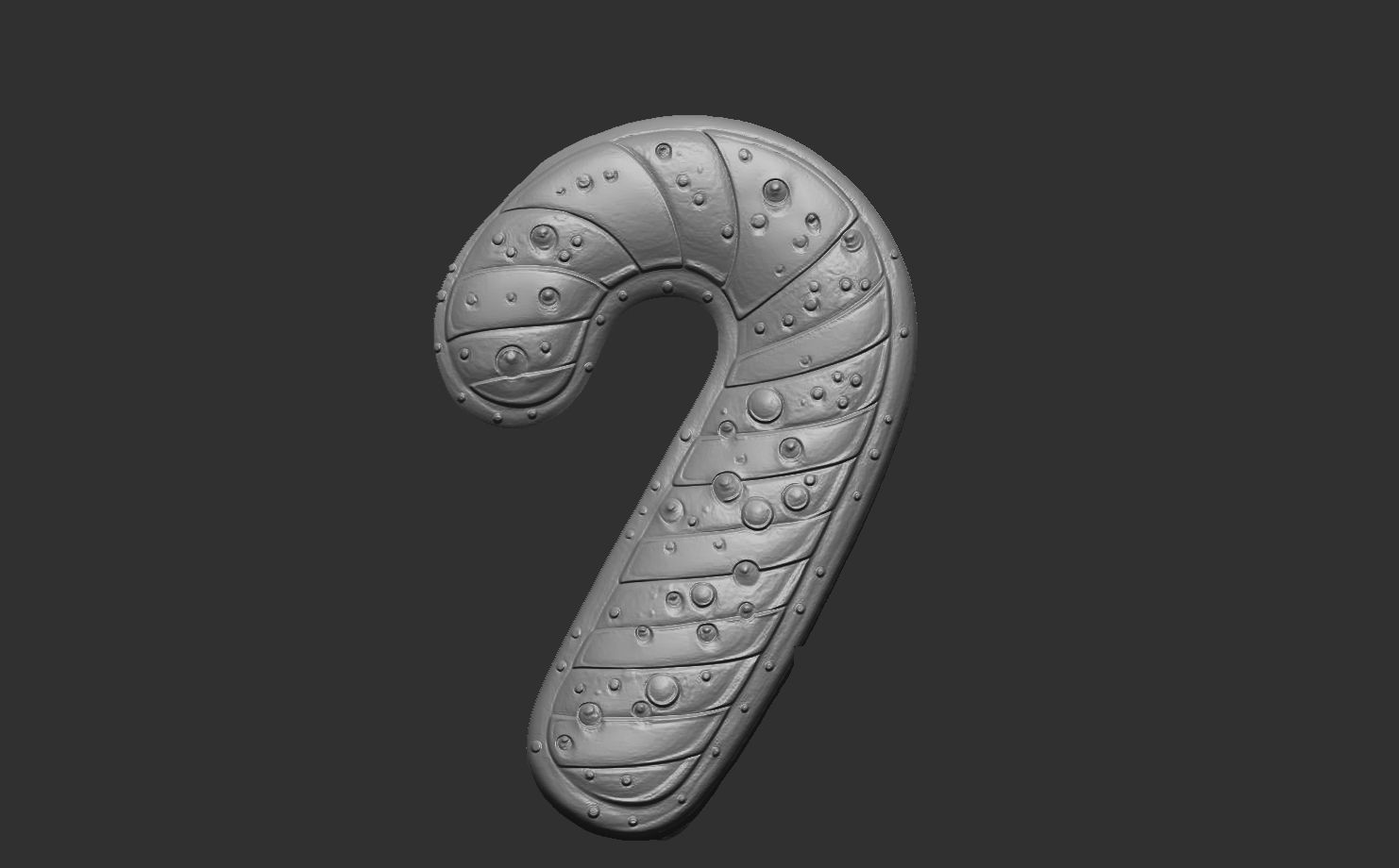 christmas decor stick Free 3D print model_1