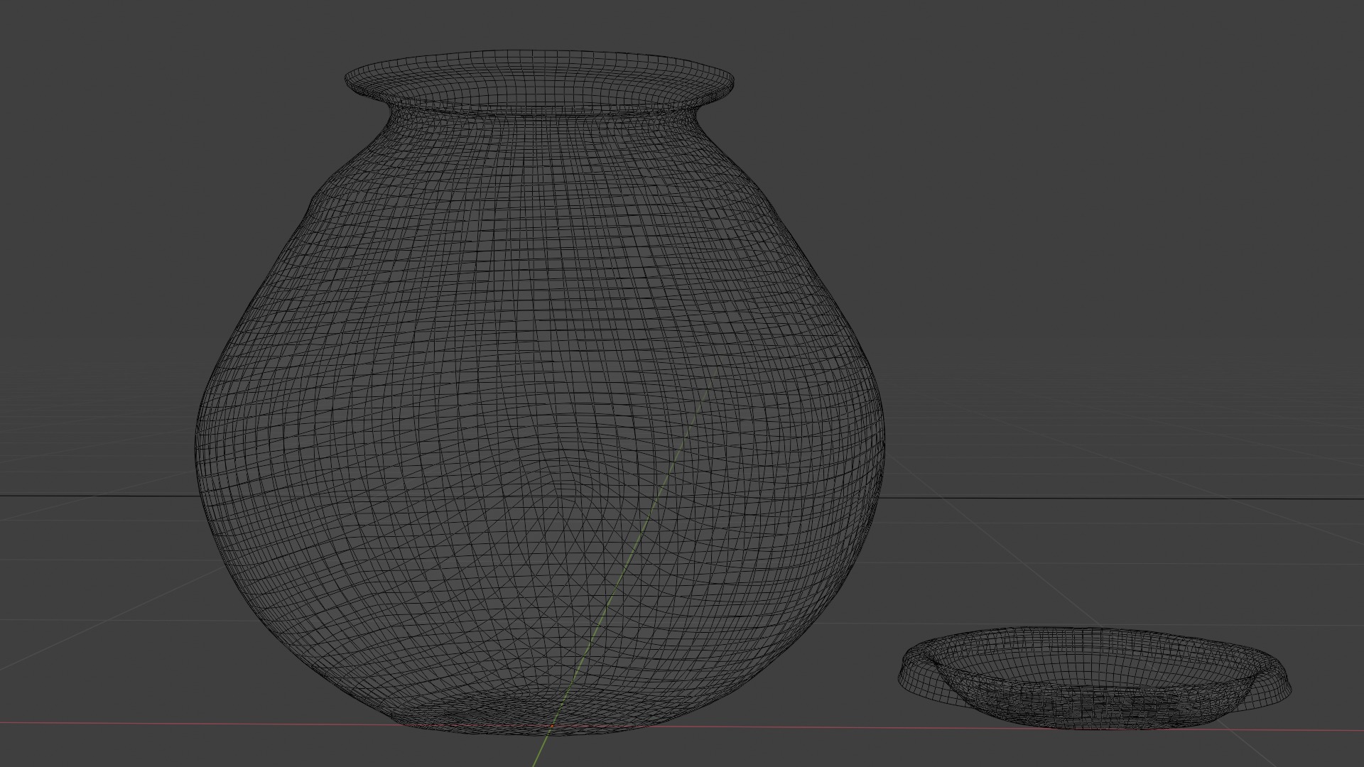Ancient Indian Pot Low-poly 3D model_5