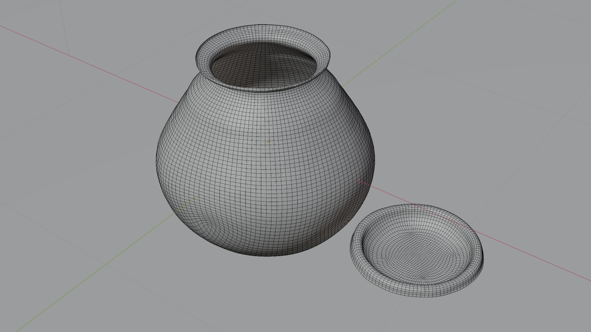 Ancient Indian Pot Low-poly 3D model_3