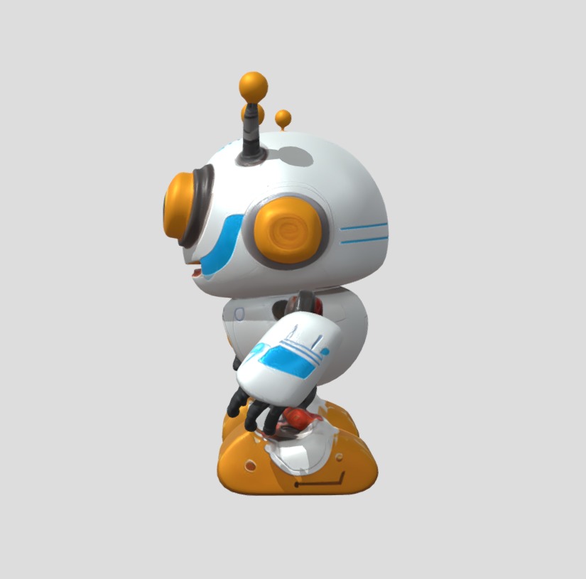 Cute Robot 3D model_2