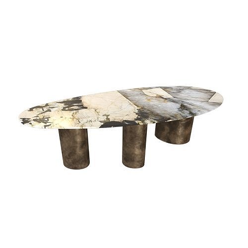 Lagos Table 3D model 2