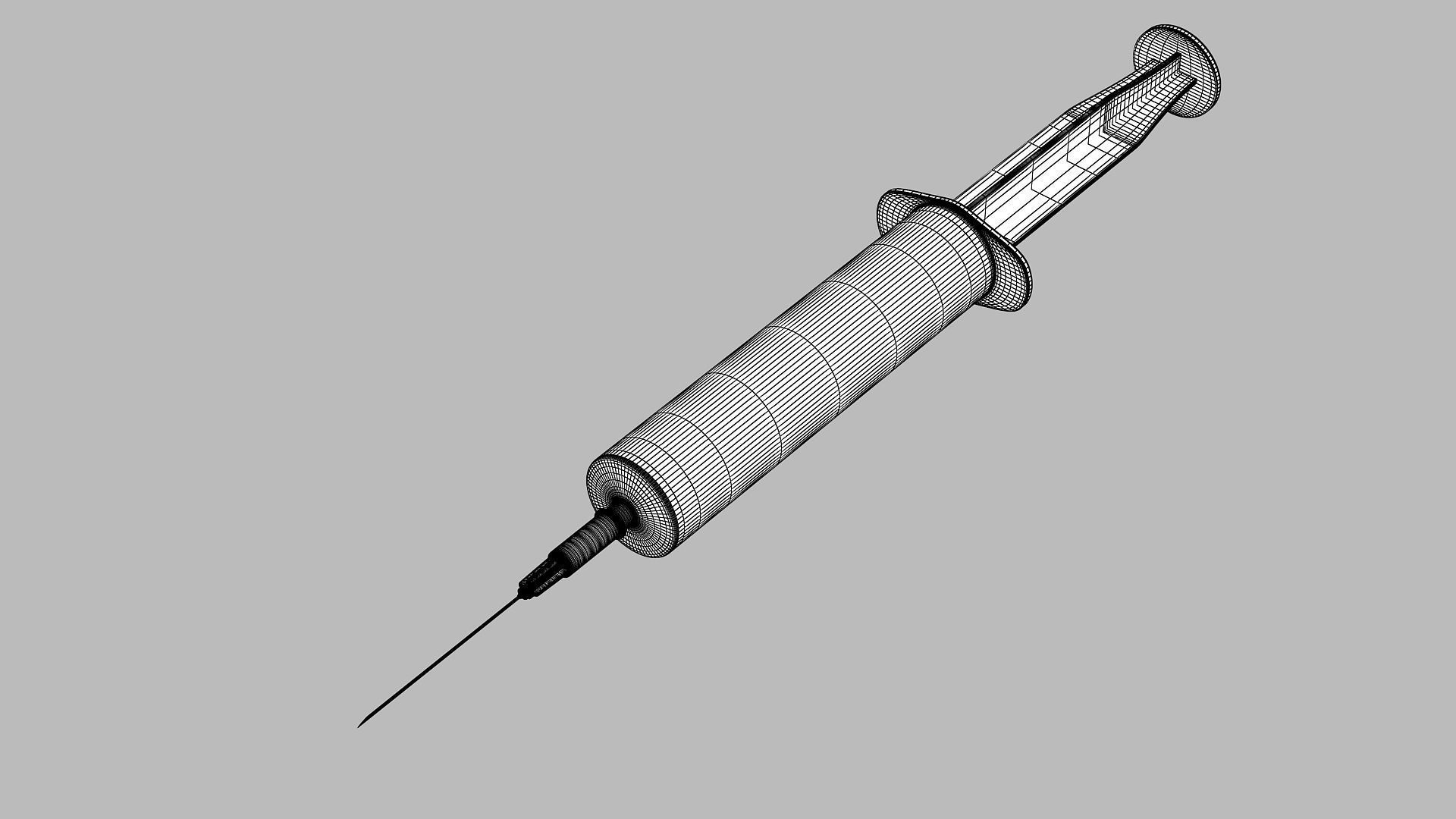 Syringe 3D model_7