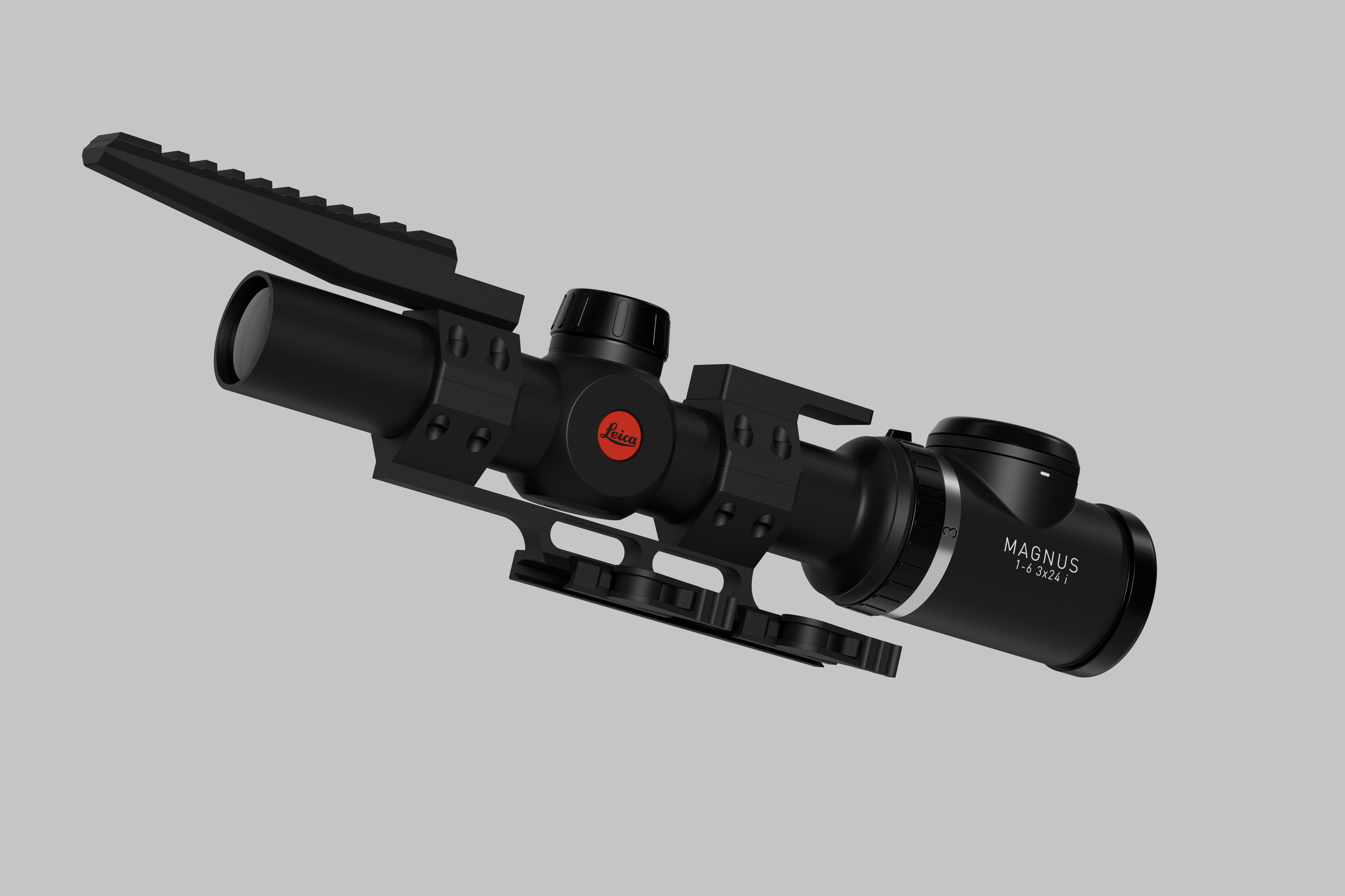 Leica Magnus I with AD Delta C Mount High Poly 3D model_2
