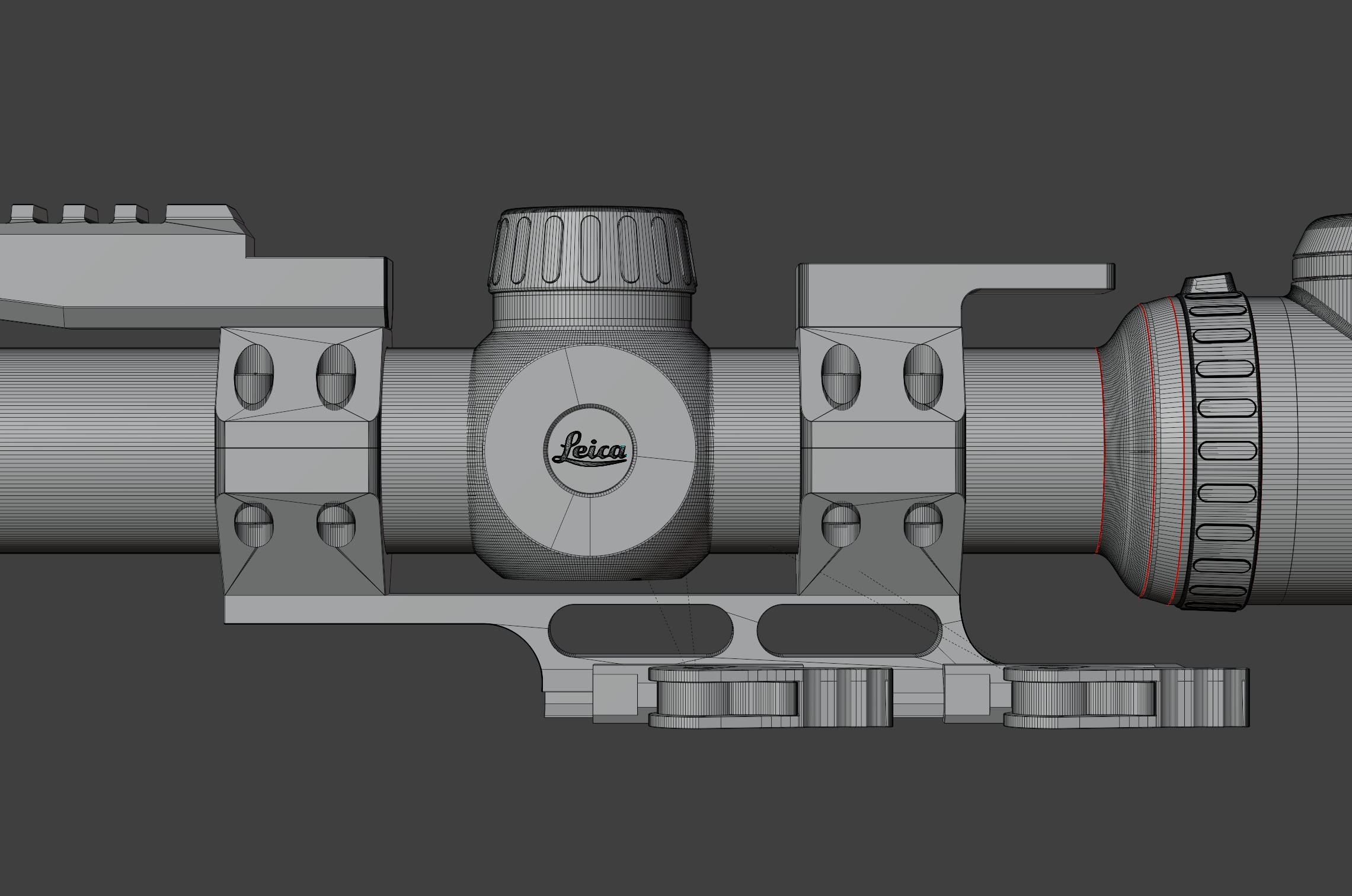 Leica Magnus I with AD Delta C Mount High Poly 3D model_15