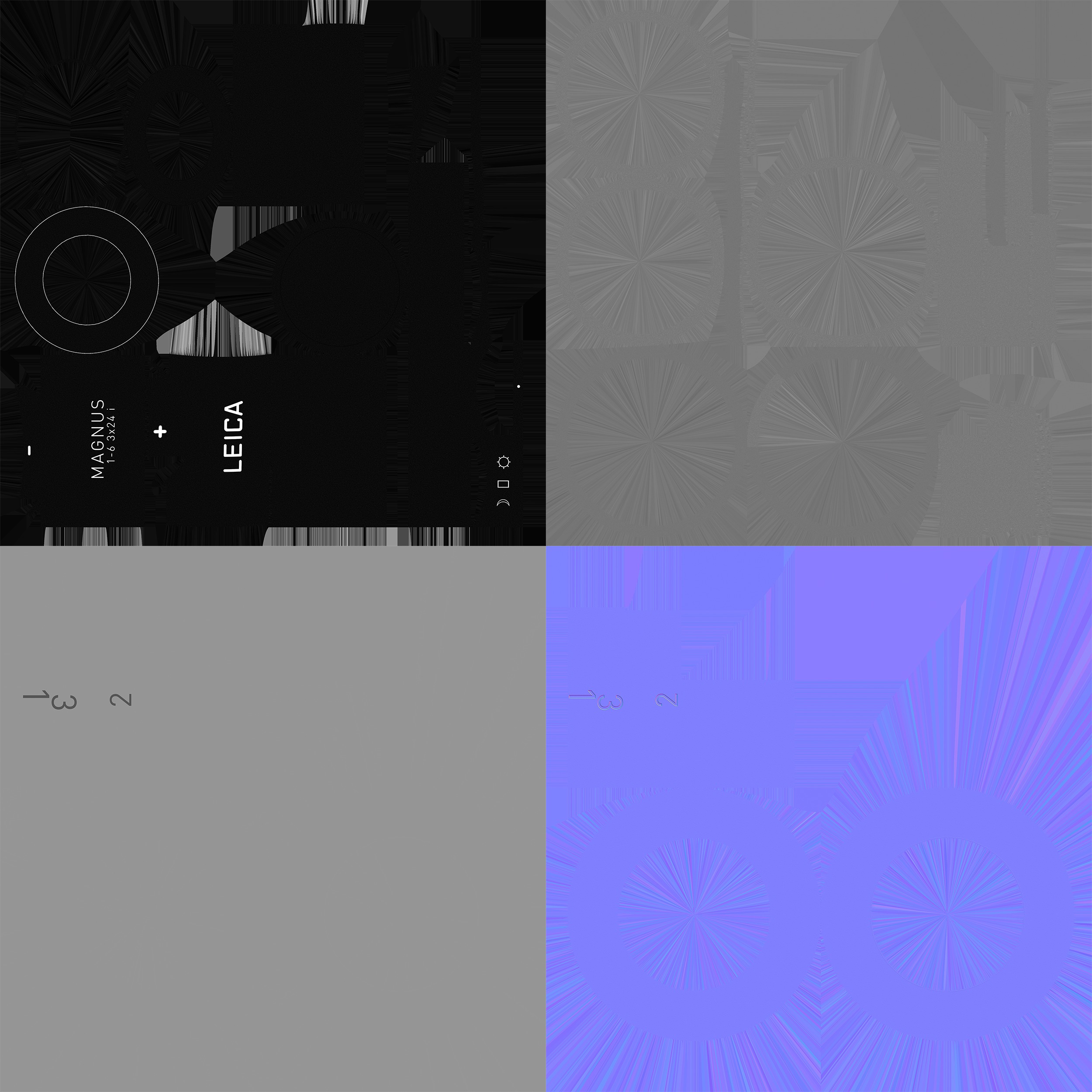 Leica Magnus I with AD Delta C Mount High Poly 3D model_16