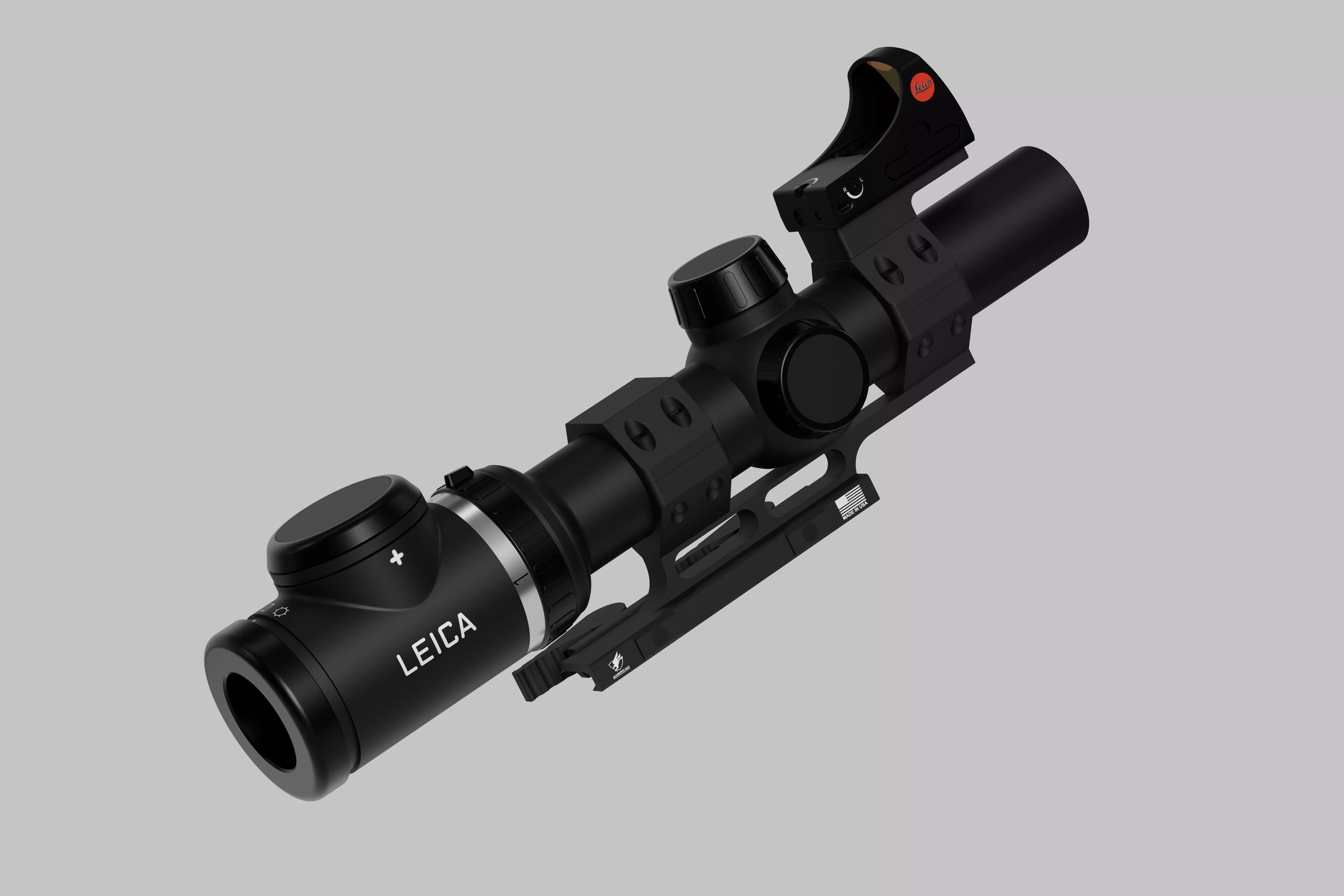 Leica Magnus I with AD Delta C Mount High Poly 3D model_0