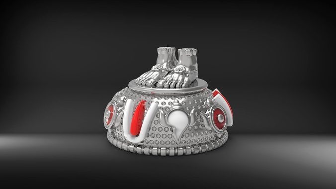 Lord balaji for pooja room and car dashboard 3D model