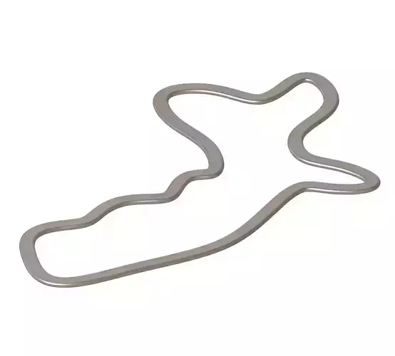 Complex Sports Racetrack 3D print model