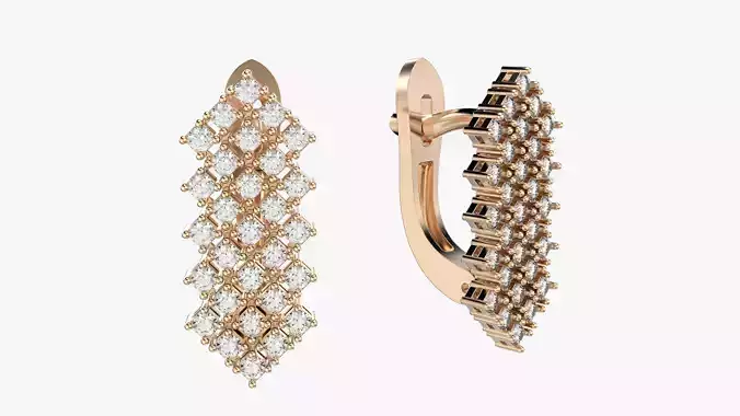 High Jewelry Fashion diamond Earring E18