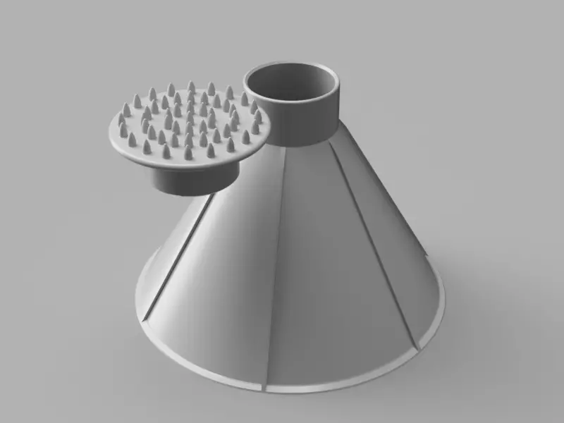 Magic Ice Scraper and Funnel 3D print model_0