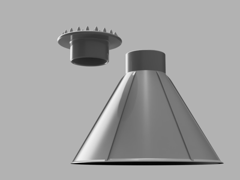 Magic Ice Scraper and Funnel 3D print model_2