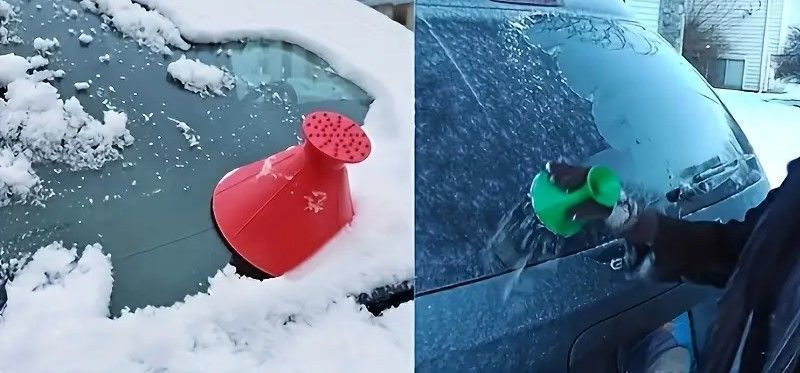 Magic Ice Scraper and Funnel 3D print model_1