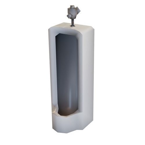 urinal Low-poly 3D model