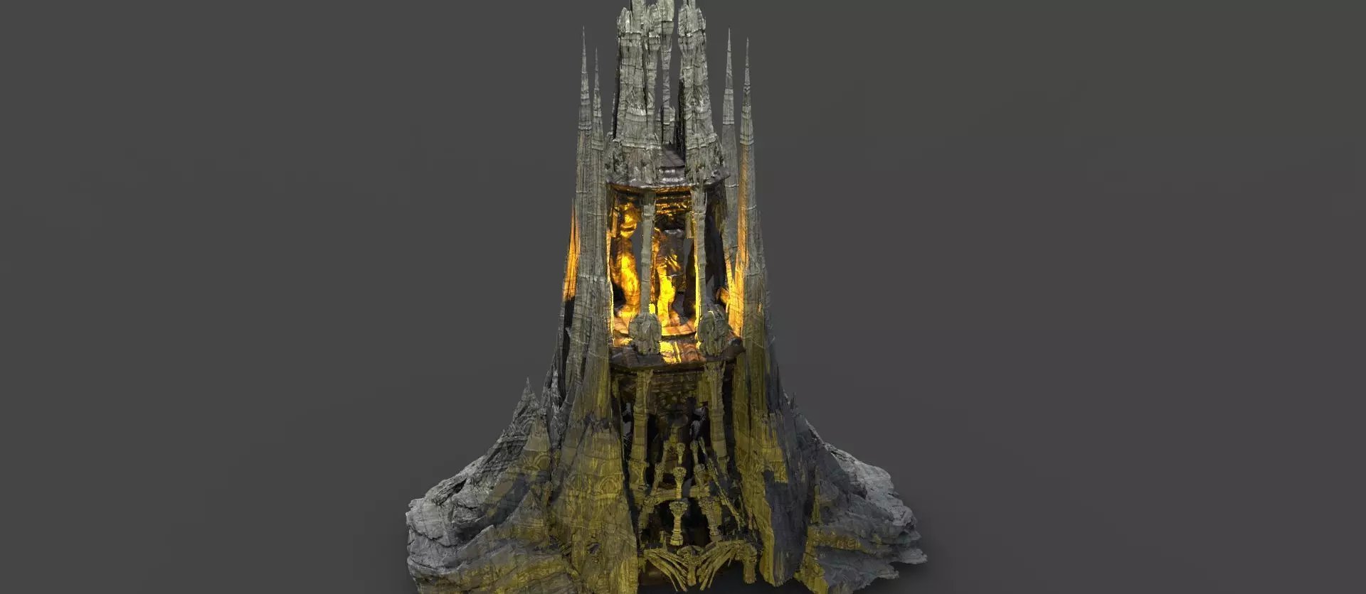 Dark Moria ore Tower 1 3D model