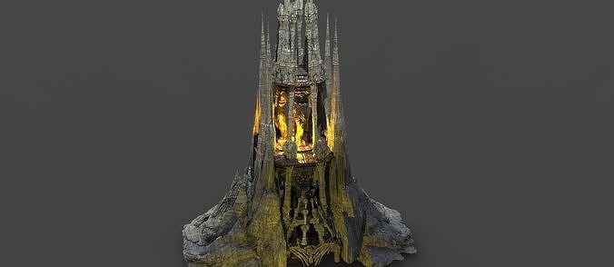 Dark Moria ore Tower 1 3D model