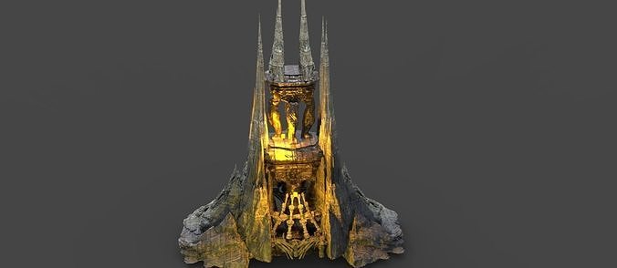 Dark Moria ore Tower 2  3D model