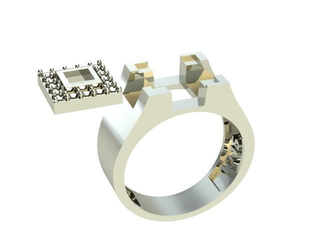 Men ring 3D print model_6