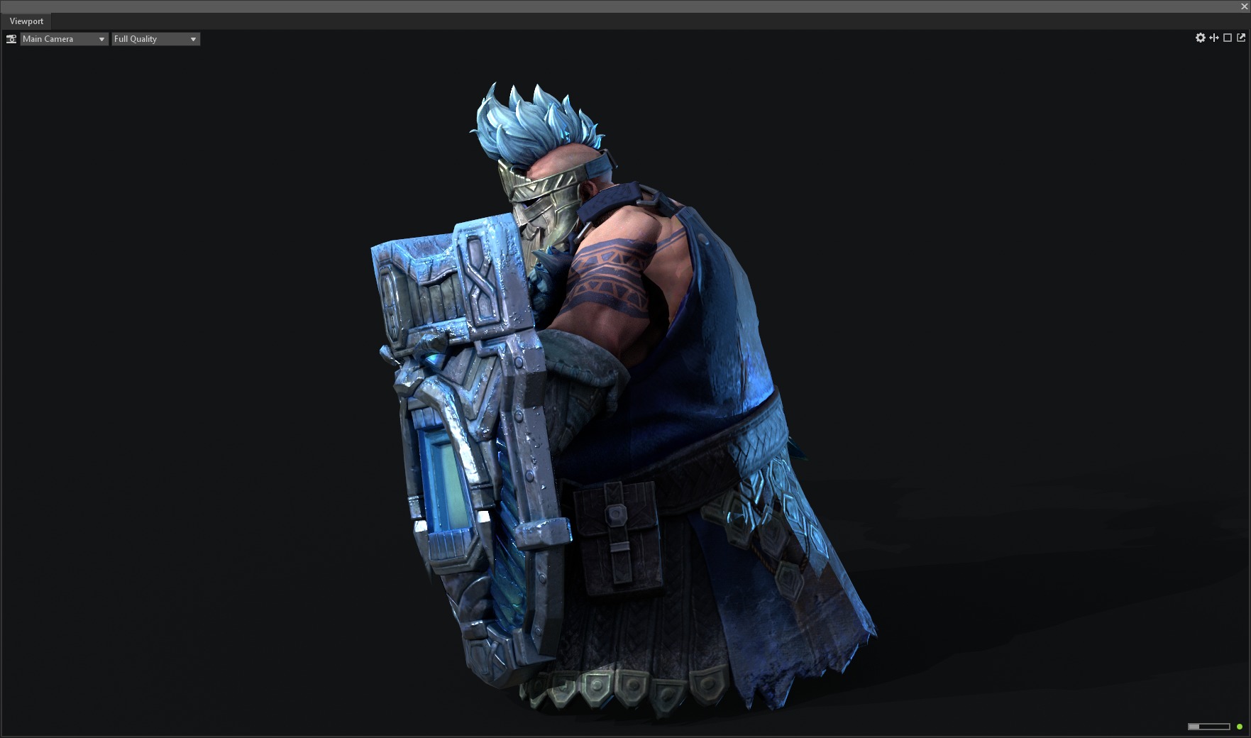 Dwarf warrior 3D model_13