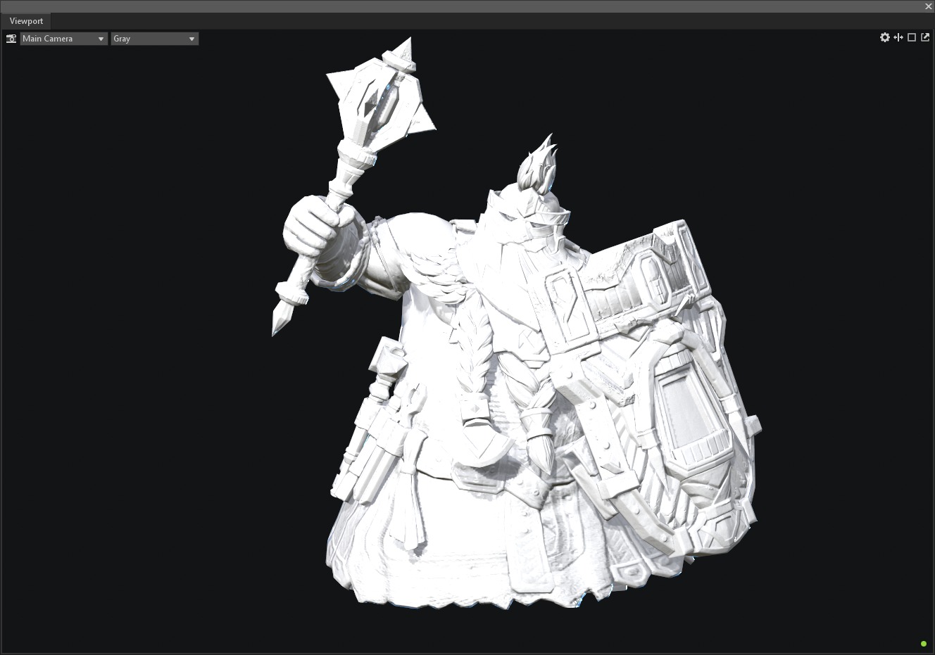 Dwarf warrior 3D model_17