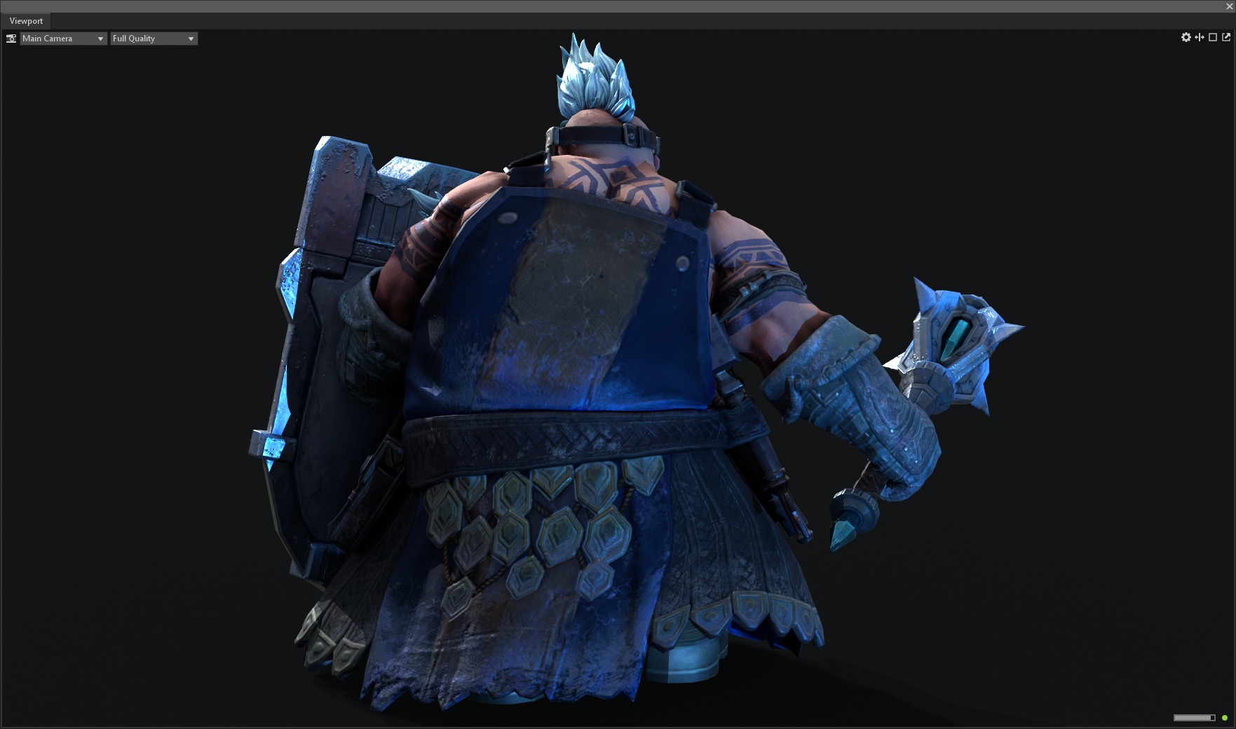 Dwarf warrior 3D model_12