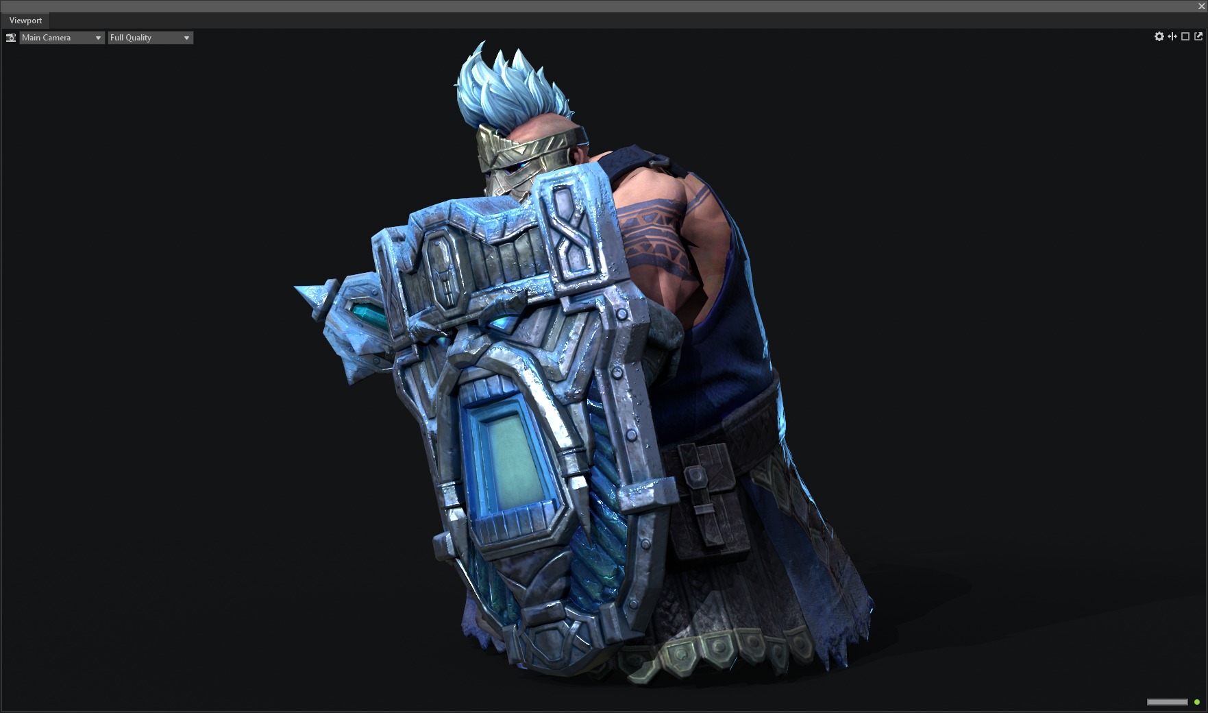 Dwarf warrior 3D model_7