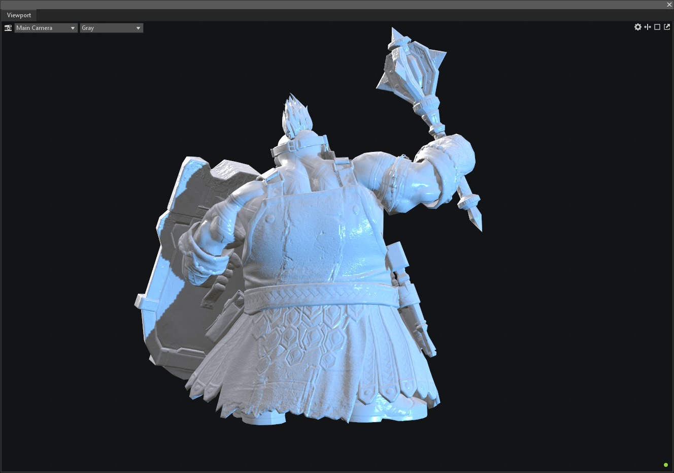 Dwarf warrior 3D model_18