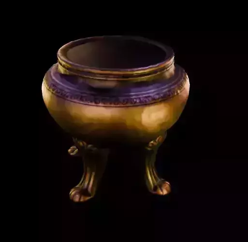 Incense Burner 3 Low-poly 3D model