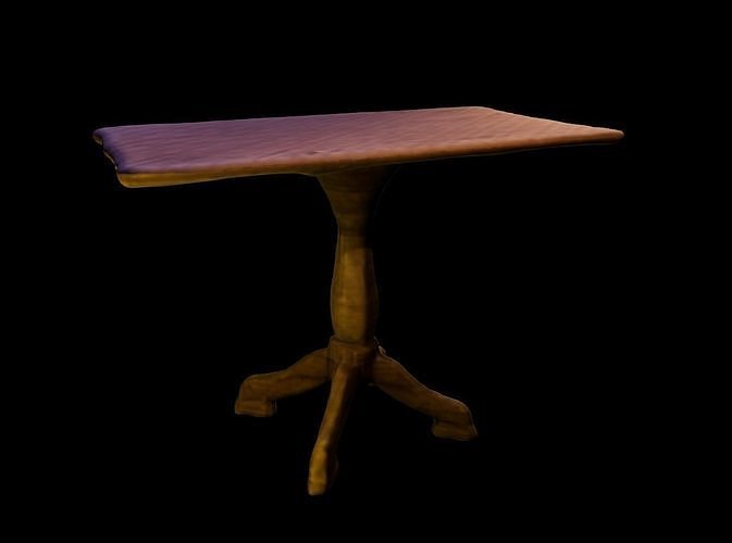Table 1 Low-poly 3D model