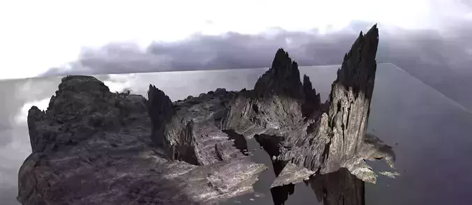 Dark Orthanc Mountain ridgeways