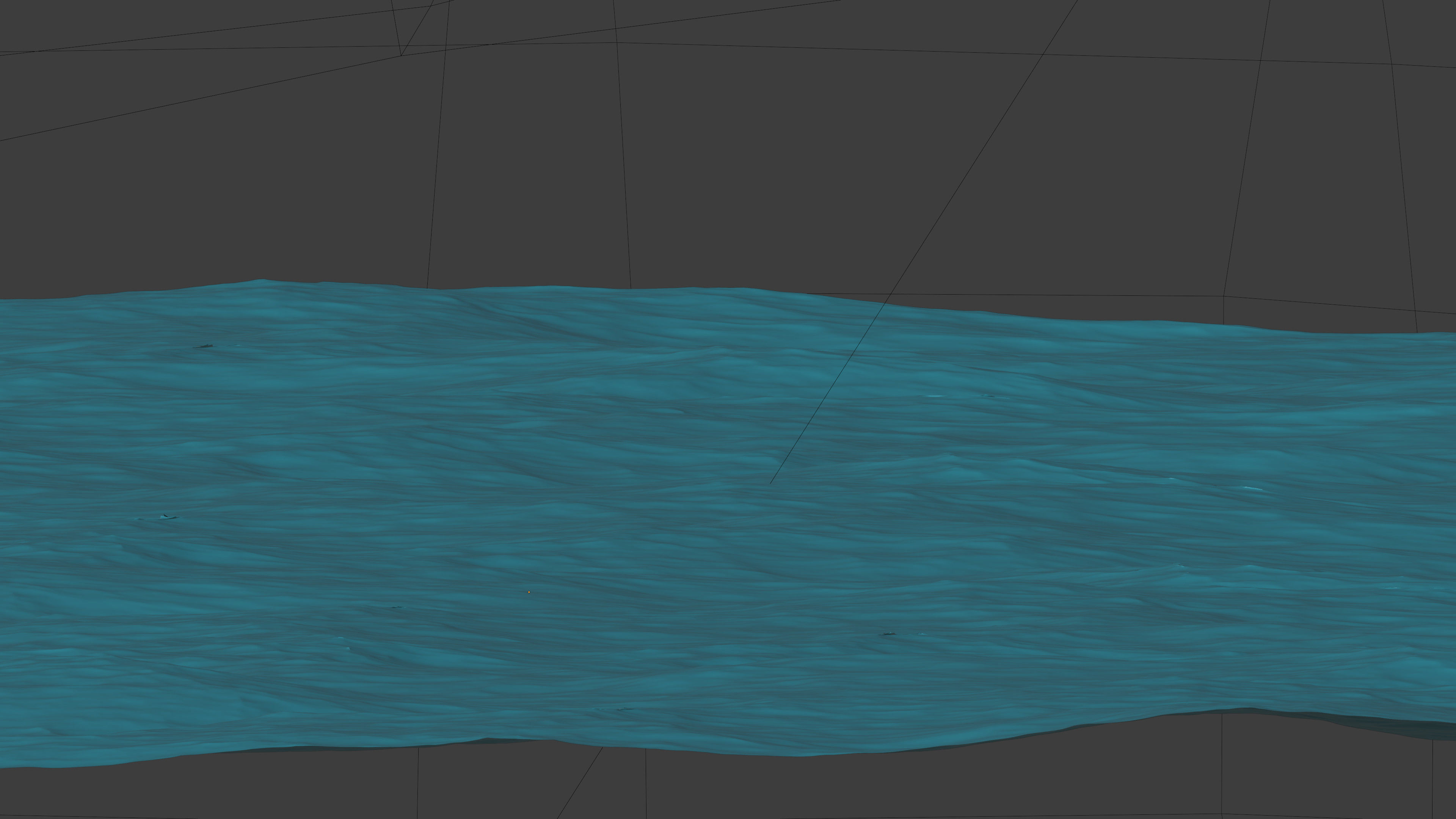 Looped Animated Ocean -- Blender Cycles 3D model_10