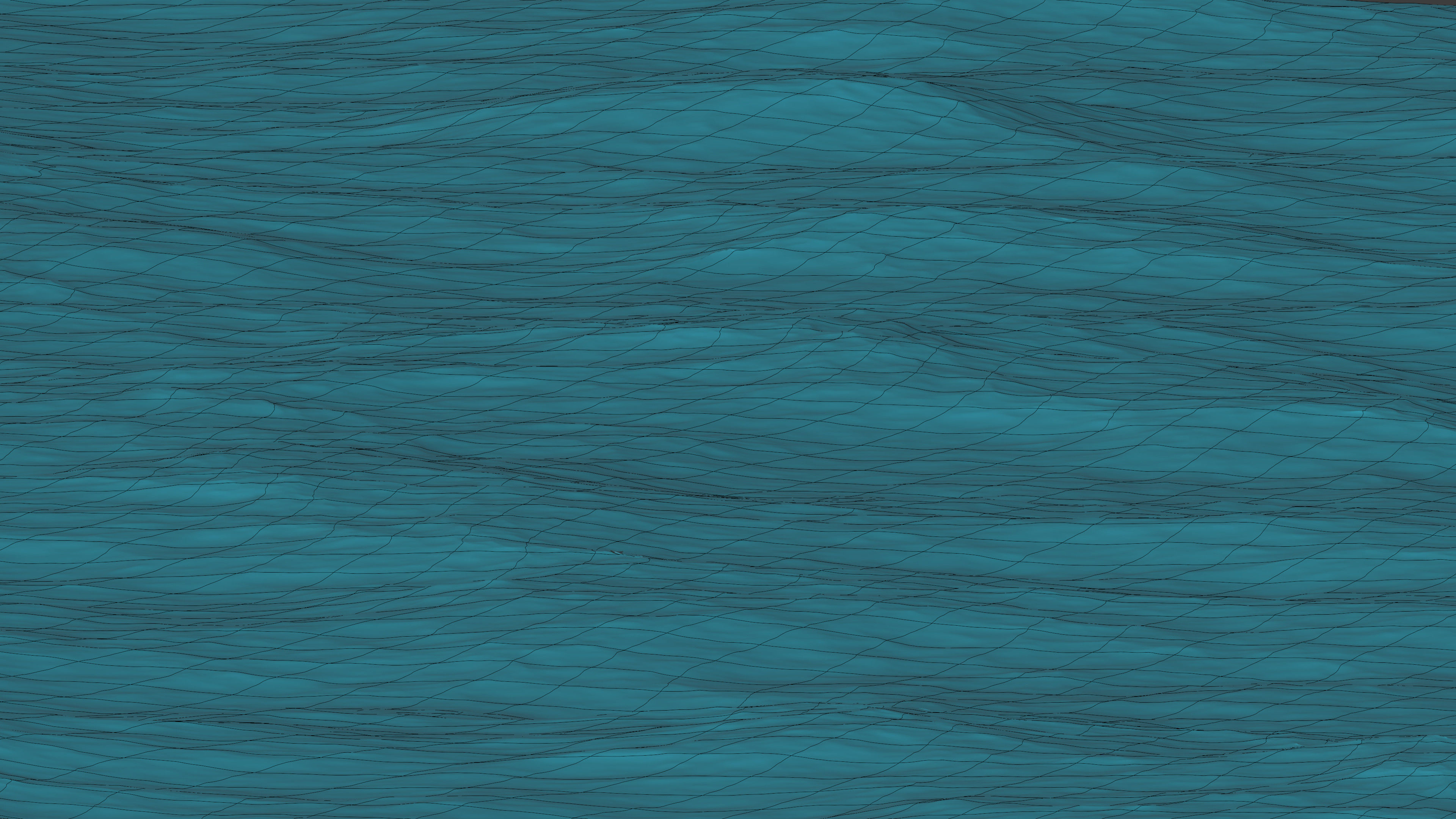 Looped Animated Ocean -- Blender Cycles 3D model_14