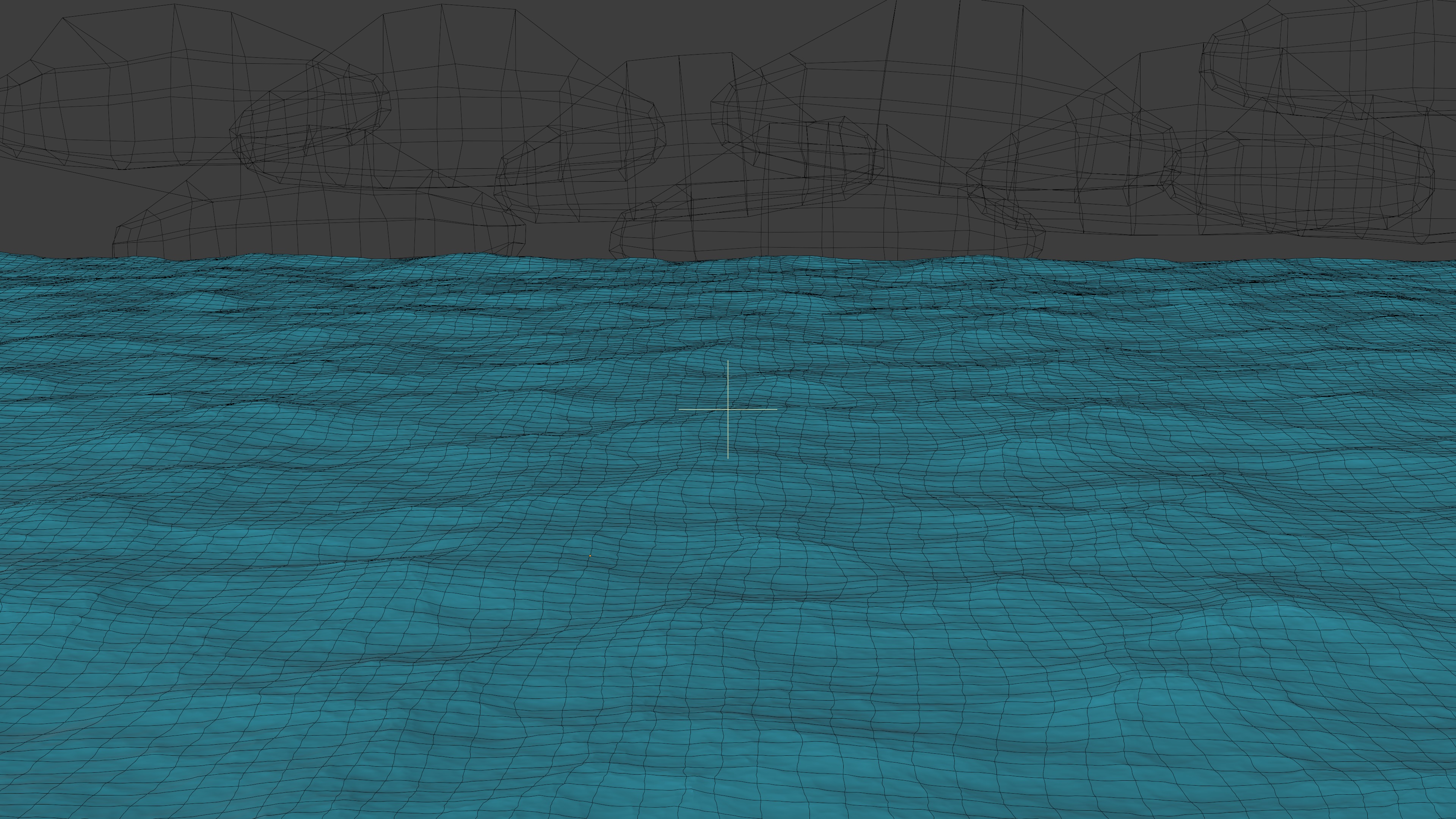 Looped Animated Ocean -- Blender Cycles 3D model_6