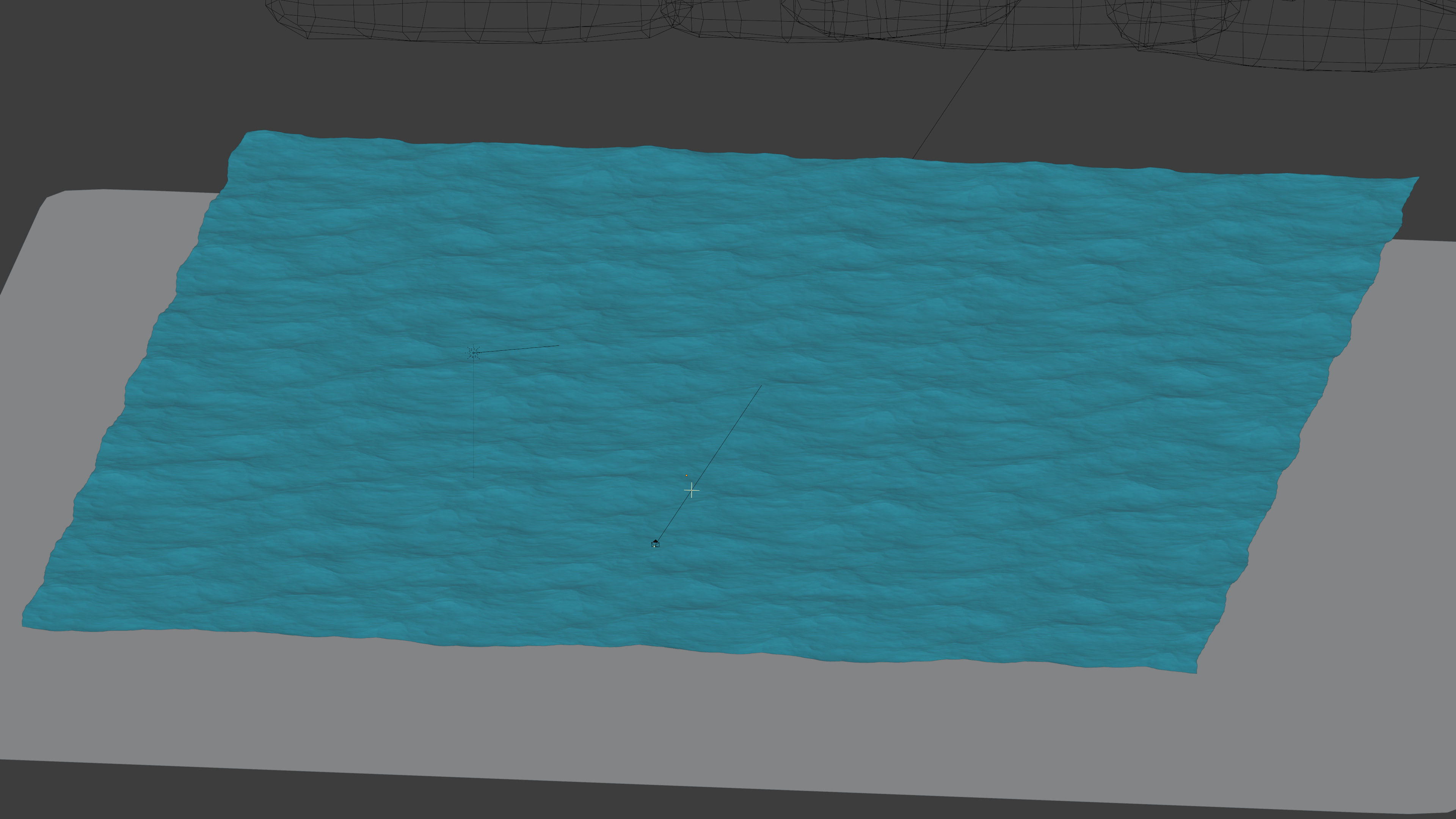 Looped Animated Ocean -- Blender Cycles 3D model_8