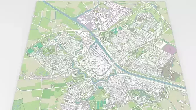 Cityscape Middelburg Netherlands