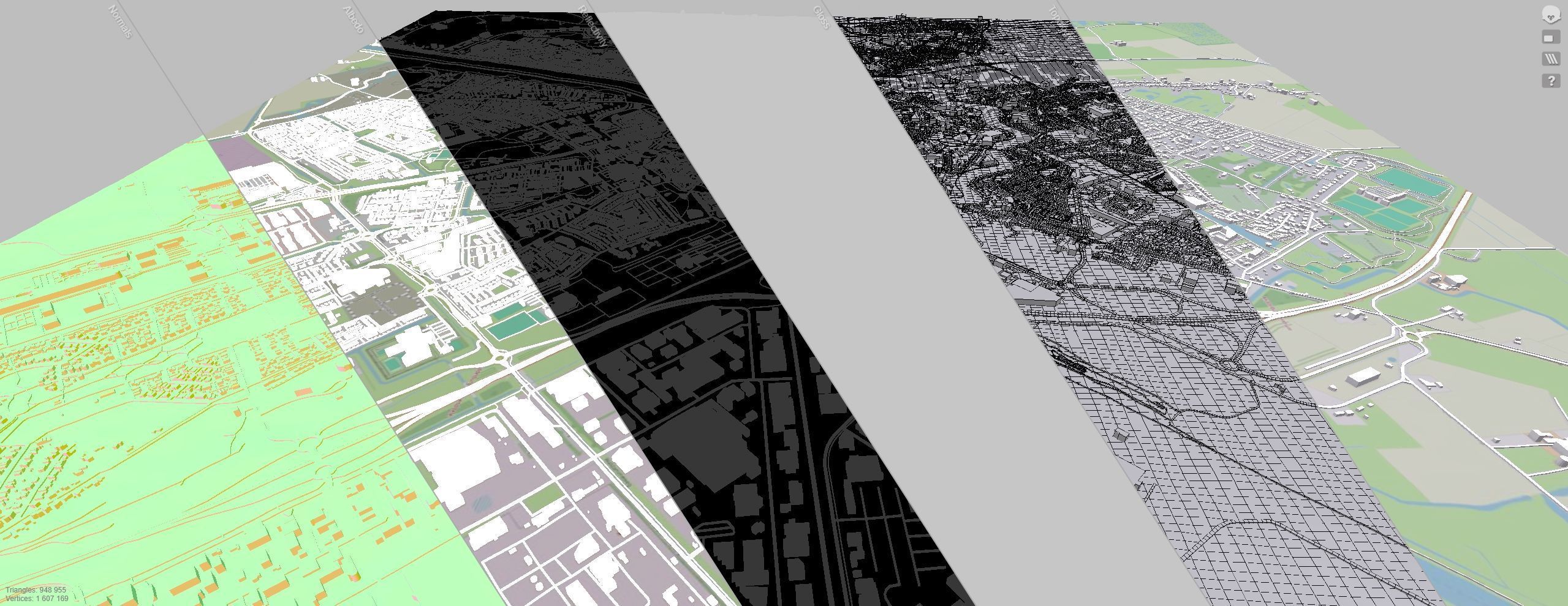 Cityscape Middelburg Netherlands 3D model_12