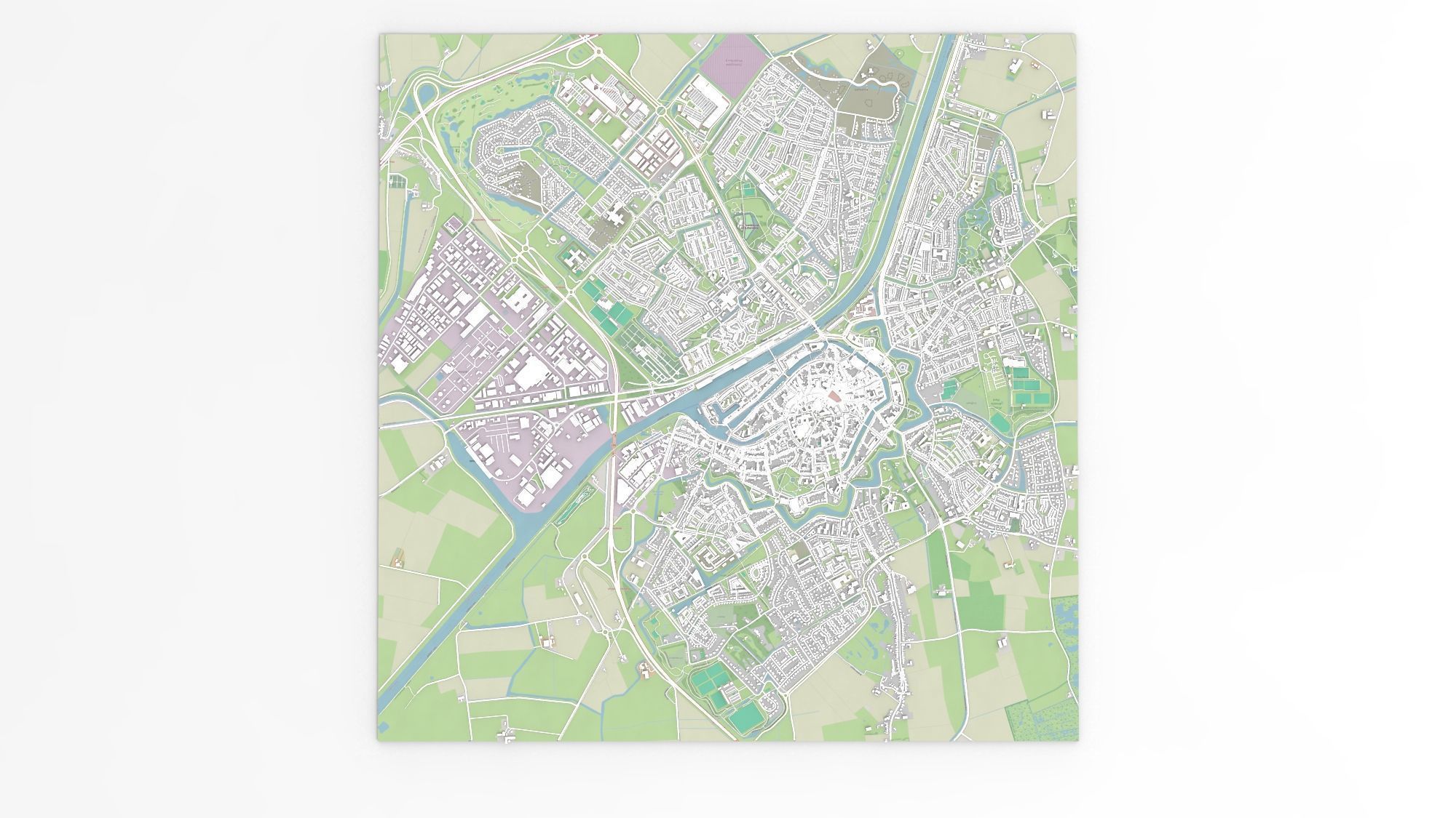 Cityscape Middelburg Netherlands 3D model_11