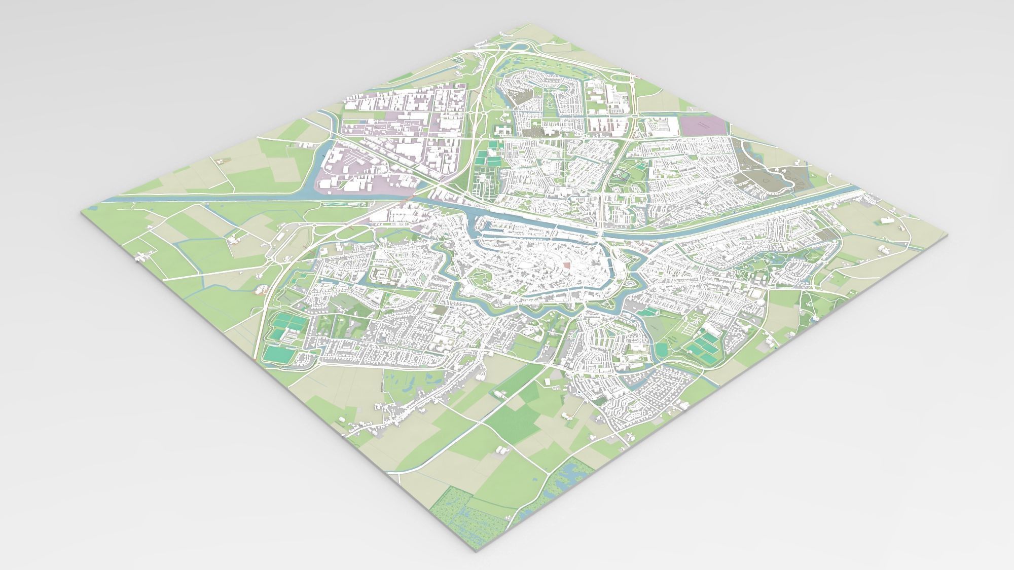 Cityscape Middelburg Netherlands 3D model_10