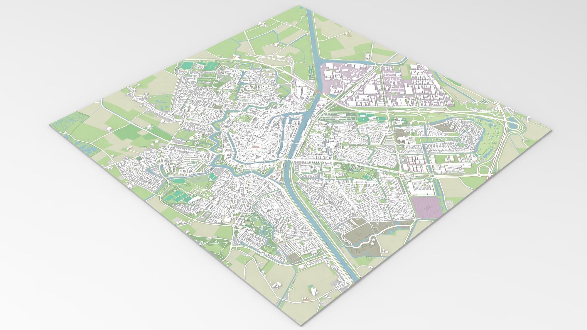Cityscape Middelburg Netherlands 3D model_9
