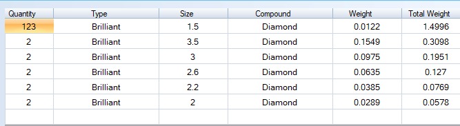Alphabet Crown Diamond Pendant A and B 3D print model_12
