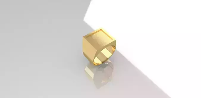 Square ring with 17x17mm - 10 different sizes