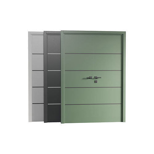 MODERN INTERIOR DOOR 12-1 3D model