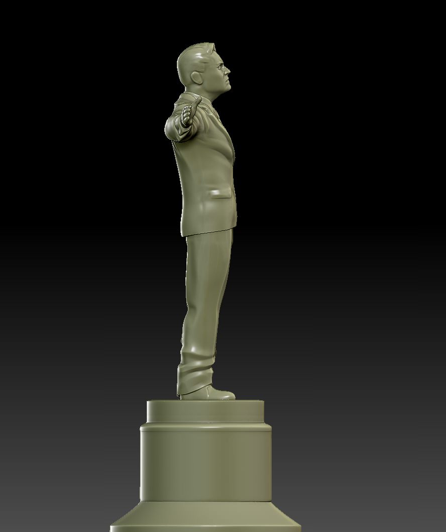 Leonardo Award Figurine Free 3D print model_5