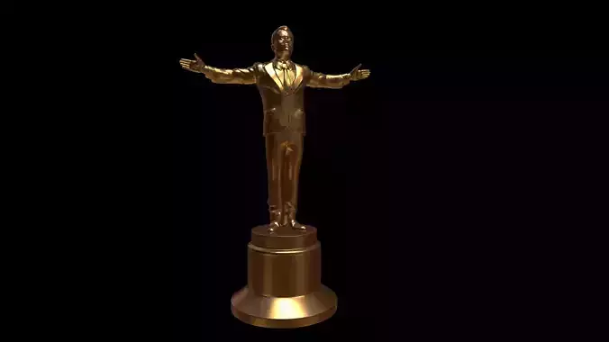 Leonardo Award Figurine Free 3D print model