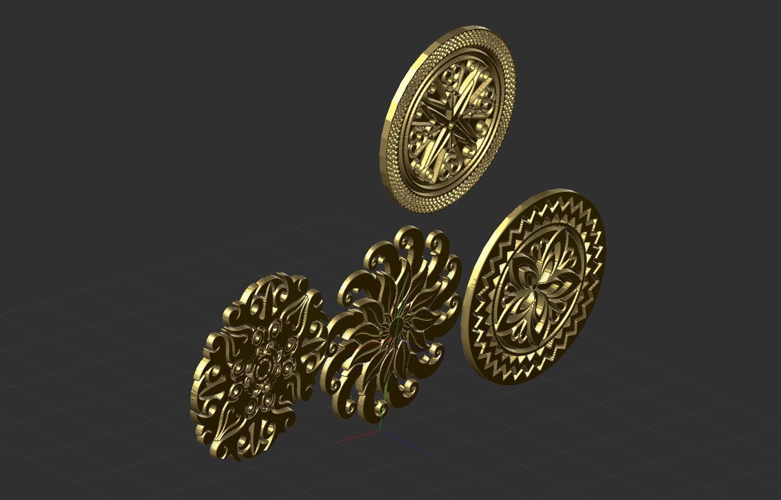 wall design  3D print model_5